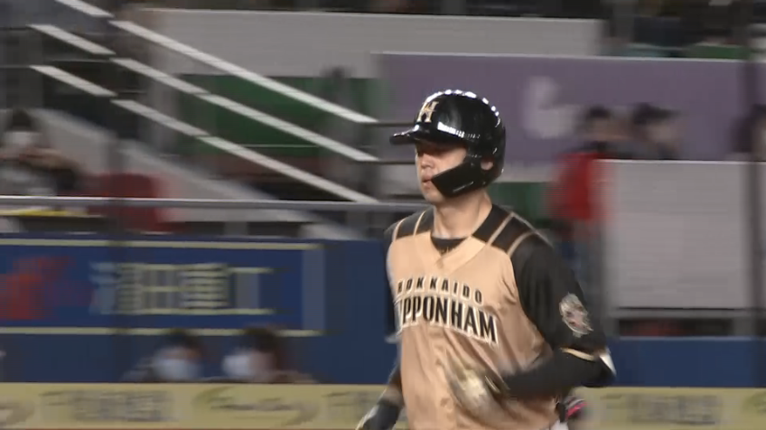 2回表・F清水 点差を1点に縮める2ランホームラン!!