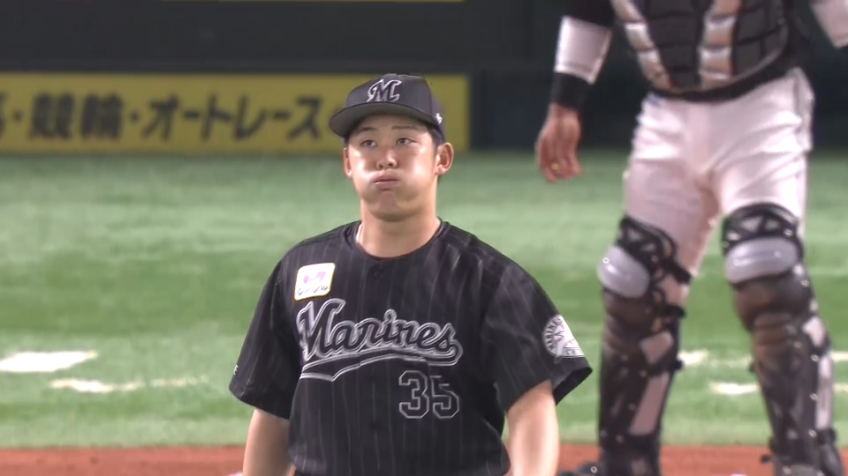 1回裏・M鈴木 プロ初三振を奪う!!