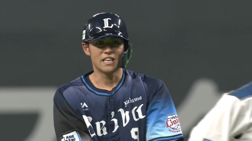 9回表・L木村 今日4安打目はフェンス直撃の2点タイムリー2ベース!!