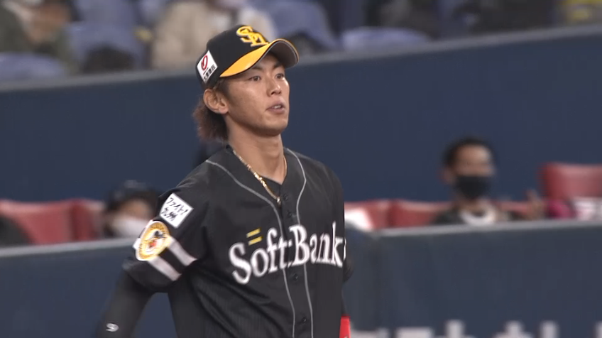 5回裏・H今宮 ジャンピングスローで先頭打者をアウトに!!