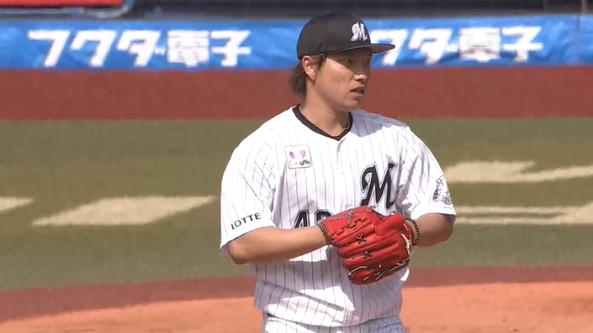 1回表・M岩下 今季初登板!! 先頭打者を見逃し三振!!