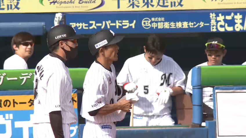 4回裏・M荻野貴 この回先頭のヒットでチャンスを呼び込む!!