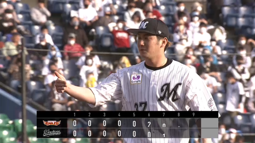 8回表・M小野 満塁のピンチを招くも空振り三振で切り抜ける!!