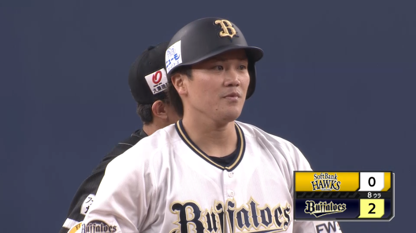 8回裏・B伏見 終盤で貴重な追加点となるセンター前タイムリーヒットを放つ!!