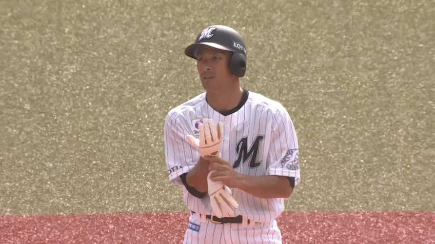 2回裏・M荻野貴 レフトへ逆転となる2点タイムリー2ベース!!