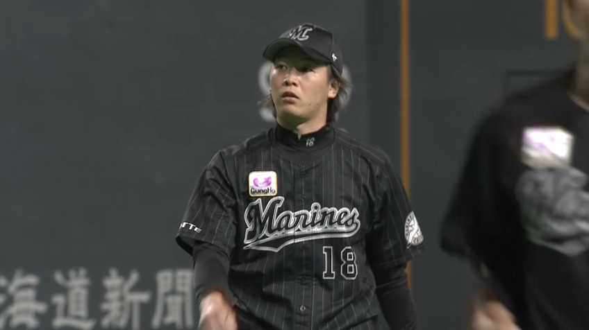 5回裏・M二木 5回まで0封に抑える!! 勝ち投手の権利を得る奪三振!!