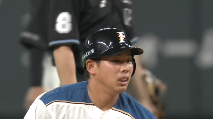 8回裏・F樋口 今季初ヒットとなる2ベースヒット!!