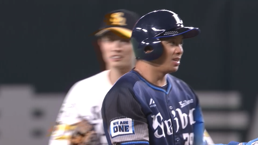 5回表・L呉 2ベースヒットを放ち、貴重な追加点!!
