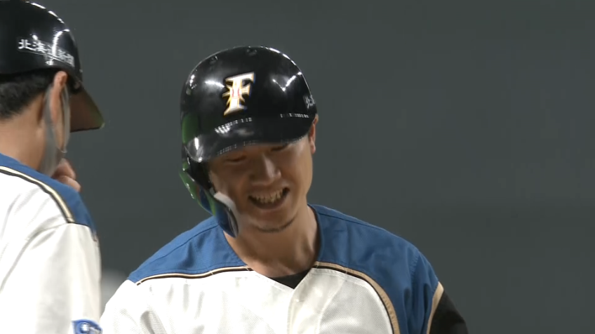 3回裏・F西川 ライトへのタイムリー3ベースで同点!!