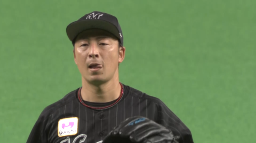 6回裏・M美馬 空を切るバット!! 9個目の三振を奪い流れを呼びこむ!!