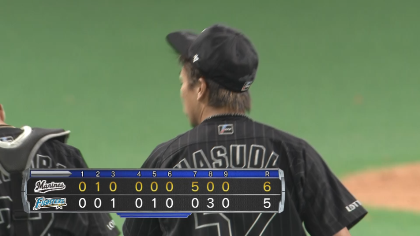 9回裏・M益田 これぞ守護神!! 今季初セーブを挙げてカード勝ち越しとなる白星を挙げる!!