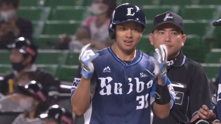 1回表・L呉 3試合連続打点となる2点タイムリーヒットを放つ!!