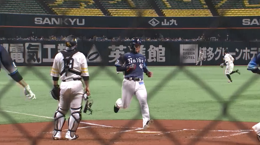 7回表・L呉 今日5打点となる2点タイムリー2ベースヒット!!