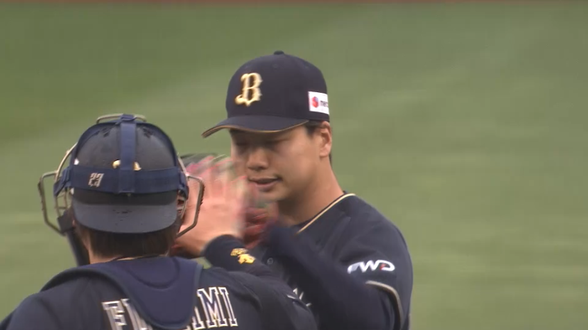 9回裏・B漆原 空振り三振を奪い、試合を締める!!