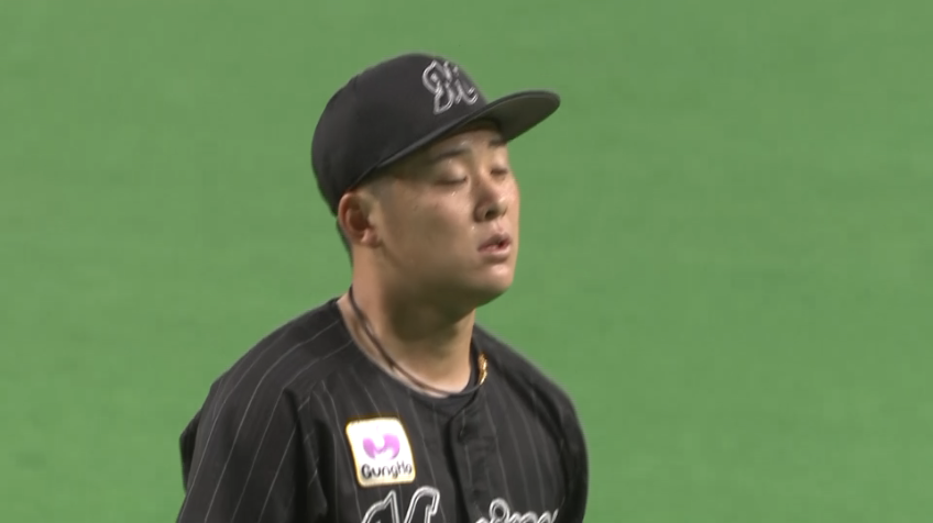 5回裏・M鈴木 プロ初勝利の権利を得る5回に3者連続三振で締める!!