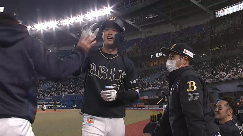 3回表・B太田 今季第1号となるソロホームランで同点に追いつく!!