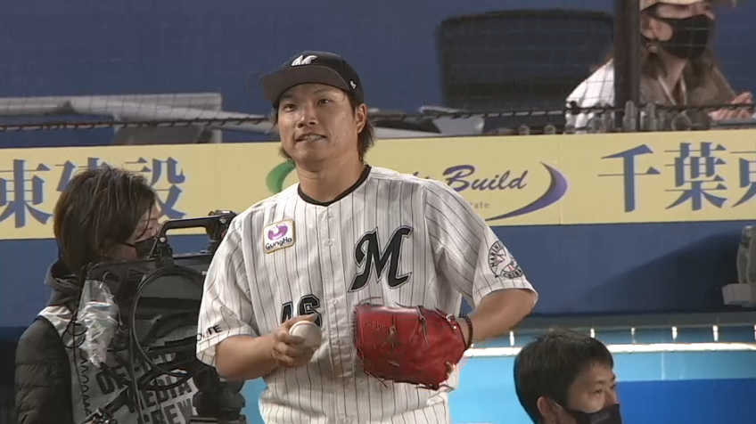 6回表・M岩下 ズバッと直球で見逃し三振を奪った‼