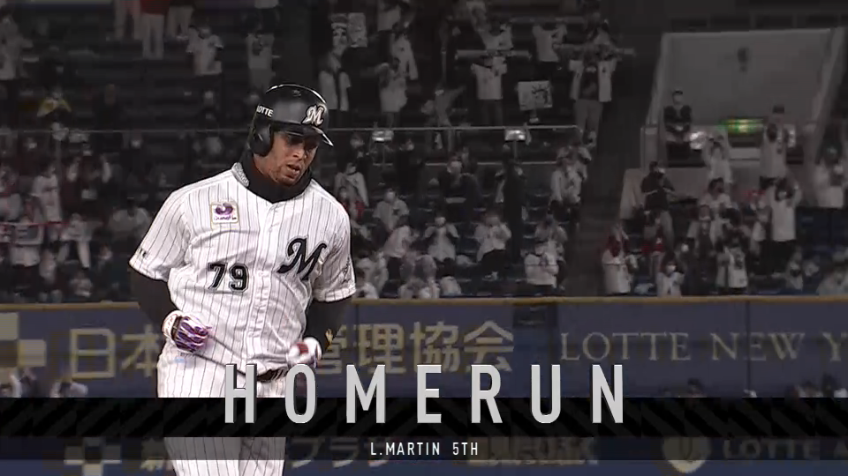 7回裏・Mマーティン 2日連続となるホームランで点差を広げる!!