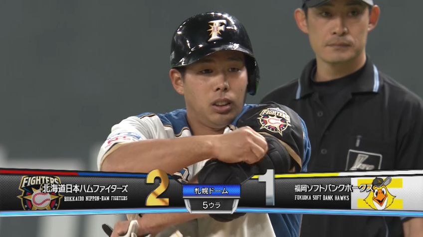 5回裏・F樋口 本日2打点目!! レフトへのタイムリーで勝ち越しに成功!!