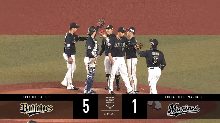 9回裏・B平野佳 満塁のピンチを切り抜けゲームセット!!