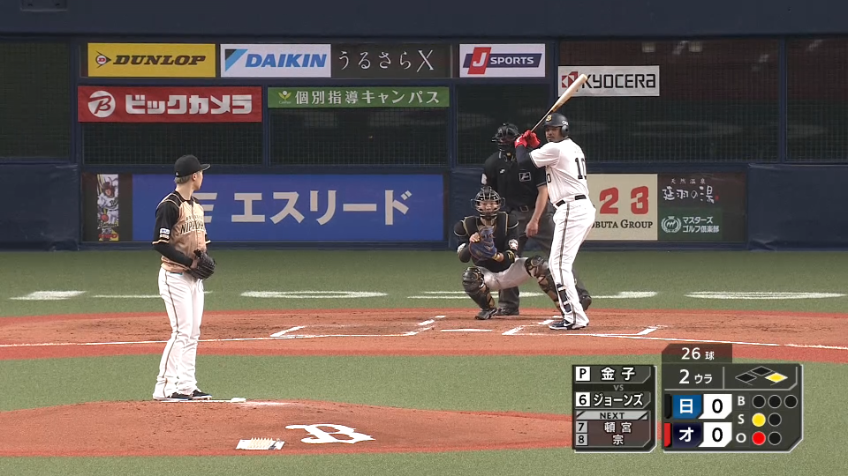 2回裏・F金子 5-4-3のダブルプレーを演出‼