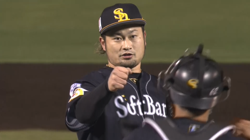 9回裏・H森 きっちり3人で抑えて引き分けとした!!