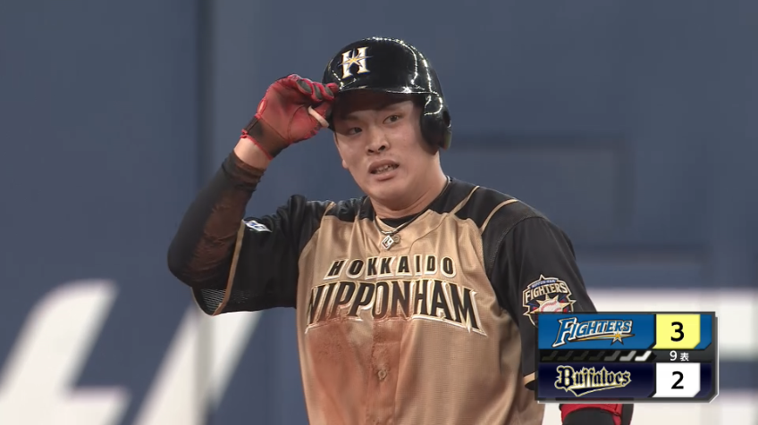 9回表・F野村 今季初の連勝へ!! センターへのタイムリー2ベースで逆転!!