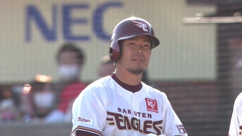 5回裏・E島内 2点差に詰め寄るタイムリーヒット!!