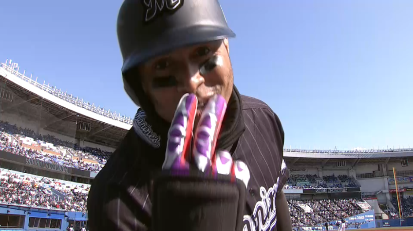 3回裏・Mマーティン 2打席連続となるソロホームラン!!