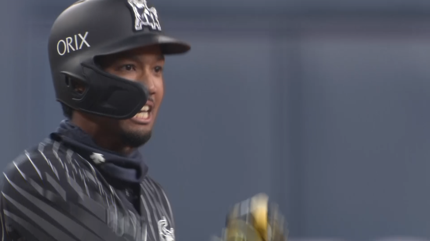 9回裏・B宗 土壇場で同点に追いついた!! タイムリー3ベースヒット!!