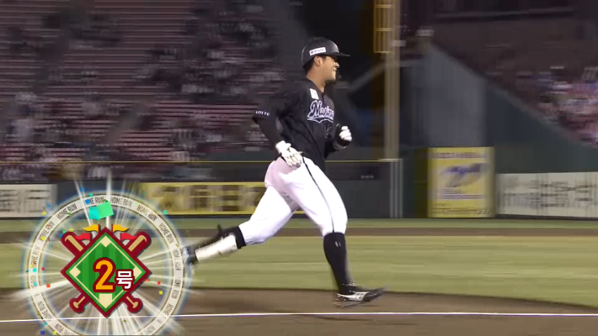 2回表・M山口 ソロホームランで同点!!