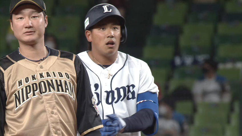 2回裏・L愛斗 チャンスを広げる2ベースヒットを放つ!!