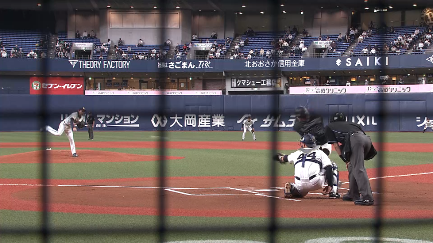 1回表・Mマーティン B山岡から初ヒットを放ち、初回からチャンスを作る!!