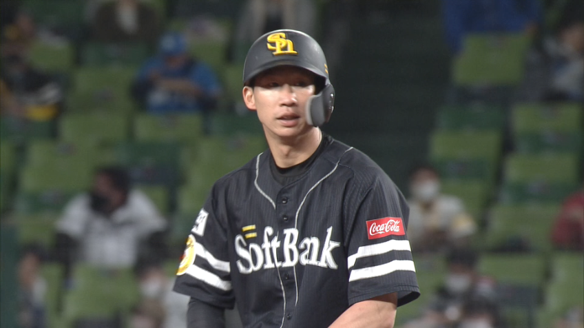 2回表・H真砂 ライン際を破る2ベースヒットを放つ!!