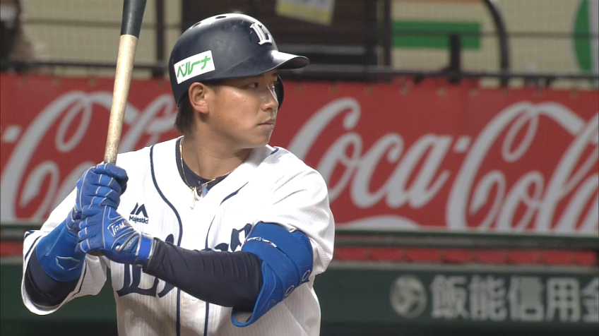 4回裏・L愛斗 昇格から8試合連続ヒットで満塁の絶好機を作る!!