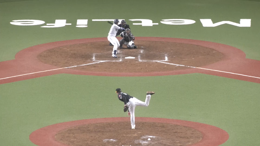 9回裏・H C.スチュワート・ジュニア 一軍デビューで151キロで空振り三振を奪い、ベンチも歓喜!!