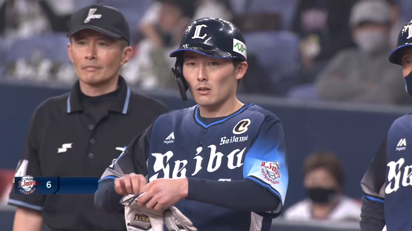 6回表・L源田 猛打賞の活躍で打線を牽引!!