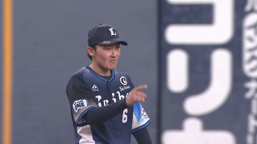7回裏・L源田 広い守備範囲で好プレイを見せる!!