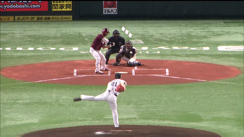 1回表・H和田 本日初の三振を見逃しで奪う!!