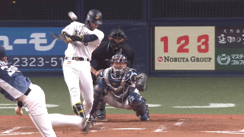 3回裏・B宗 右中間を破る2ベースヒットを放ち、流れを引き寄せる!!