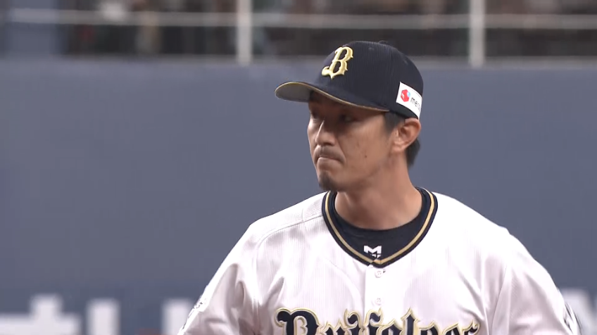 5回表・B増井 ピンチを背負いながらも相手をピッチャーゴロに仕留める!!