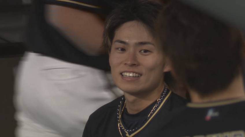 8回裏・B山岡 代打で登場したF中田を打ち取り、今季初勝利に向けて8回を投げ切る!!