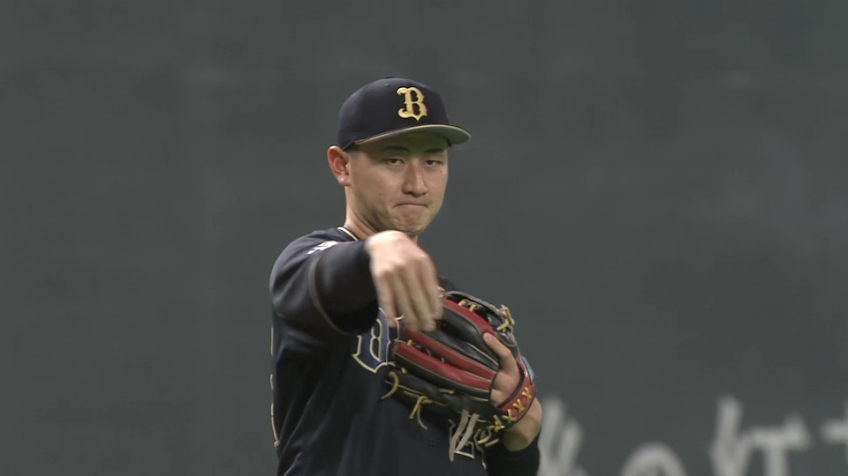 7回裏・B紅林 ピンチの場面で鋭いライナーを上手くキャッチする‼