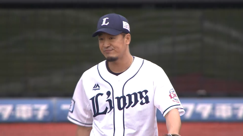 1回裏・L平井 初回からランナーを出すも続くバッターをダブルプレーに打ち取る!!