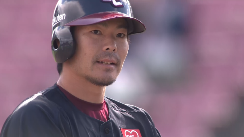 6回裏・E島内 満塁の場面で点差を広げる走者一掃のタイムリー2ベースヒット!!