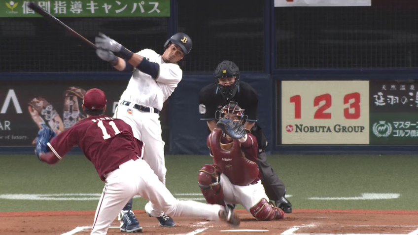 6回裏・Bモヤ 第2号ホームランで貴重な追加点!!