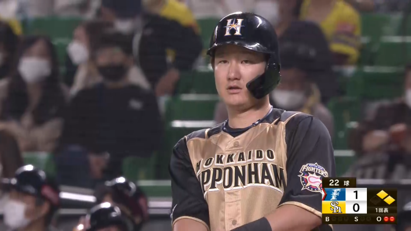 1回表・F渡邉 先制のタイムリー!!