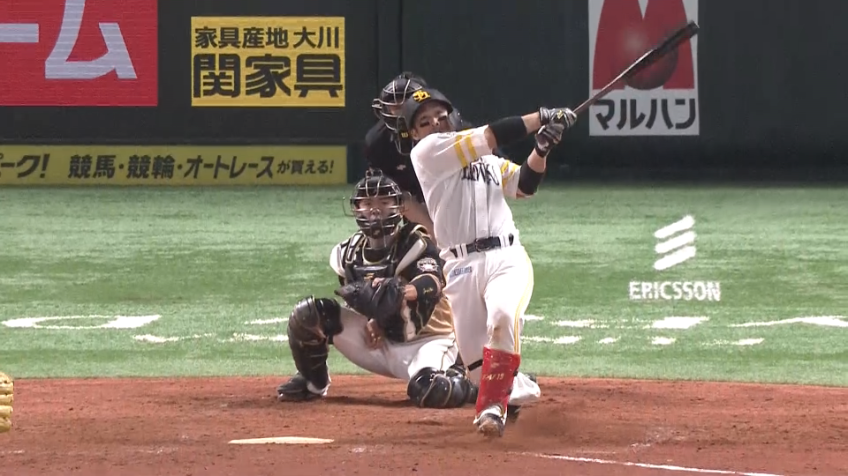 5回裏・H甲斐 大きな1点となる犠牲フライ!!