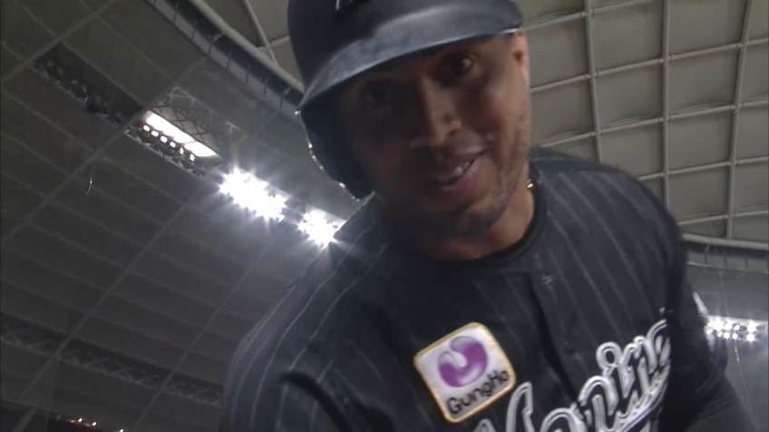 6回表・Mマーティン 勝ち越しとなる第9号ソロホームラン!!