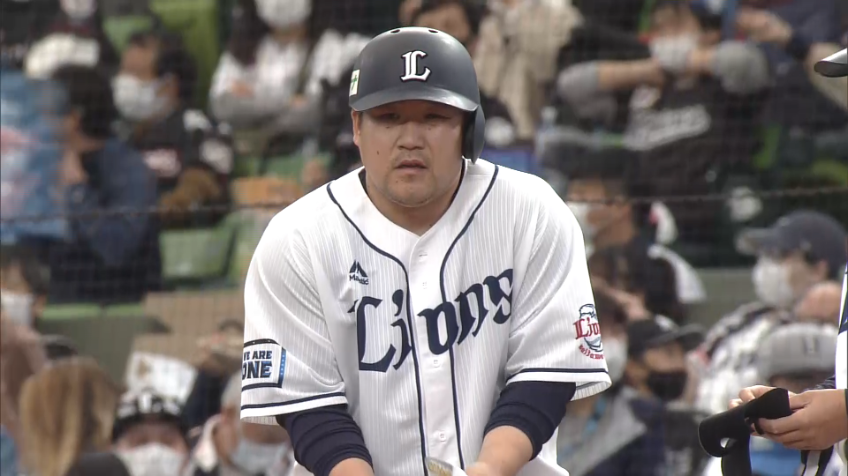 1回裏・L中村 すかさず反撃開始!! 三遊間を抜けるタイムリーヒット!!